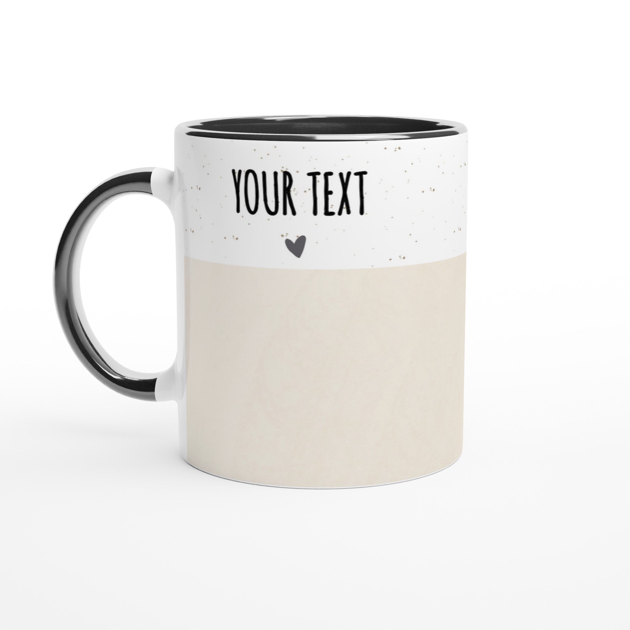 Personalisierte Tasse mit Wunschtext & Farbauswahl | Perfektes Dankeschön-Geschenk für Familie, Freunde, Oma, Papa, Schwester Geschenkidee - GlamourDesign