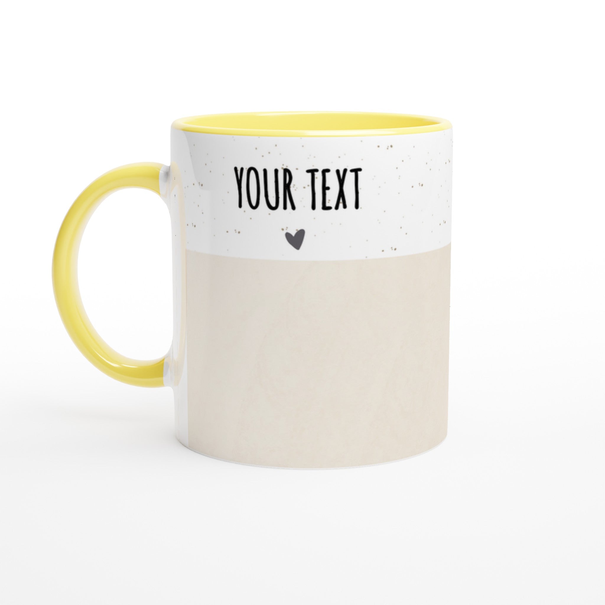 Personalisierte Tasse mit Wunschtext & Farbauswahl | Perfektes Dankeschön-Geschenk für Familie, Freunde, Oma, Papa, Schwester Geschenkidee - GlamourDesign