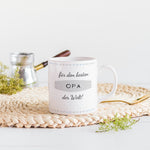 Lade das Bild in den Galerie-Viewer, Personalisierte Tasse für den besten Opa der Welt | mit Wunschtext | Kaffeetasse Namenstasse | Geschenkidee | Individuell bedruckt
