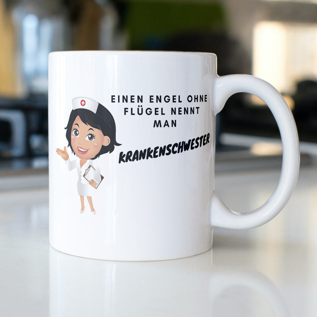 Tasse für Krankenschwester, Krankenpflegerin | Kaffeetasse | Geschenkidee | bedruckte Tasse mit Spruch