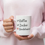 Lade das Bild in den Galerie-Viewer, Tasse für Hundebesitzer, Herrchen, Frauchen | Hundehaare Spruch | Kaffeetasse | Geschenkidee - GlamourDesign
