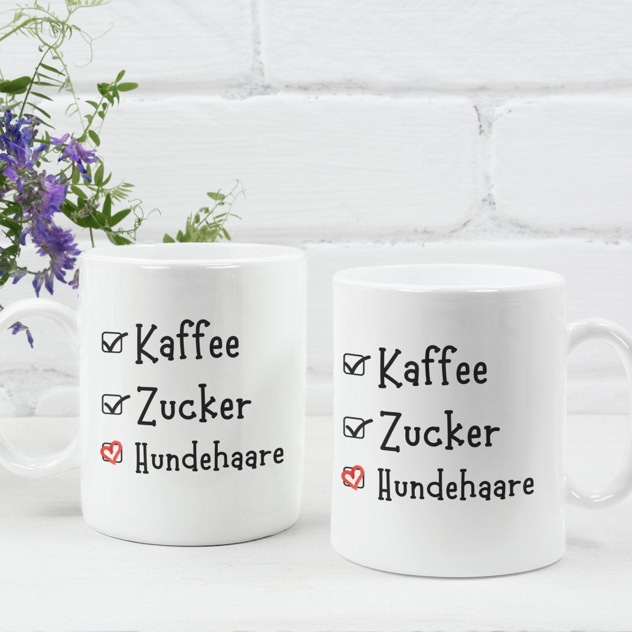 Tasse für Hundebesitzer, Herrchen, Frauchen | Hundehaare Spruch | Kaffeetasse | Geschenkidee - GlamourDesign