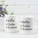 Lade das Bild in den Galerie-Viewer, Tasse für Hundebesitzer, Herrchen, Frauchen | Hundehaare Spruch | Kaffeetasse | Geschenkidee - GlamourDesign
