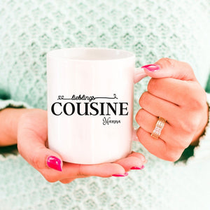 Tasse für die Cousine| Lieblingscousine Geschenk|personalisierbar mit Namen