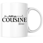 Lade das Bild in den Galerie-Viewer, Tasse für die Cousine| Lieblingscousine Geschenk|personalisierbar mit Namen
