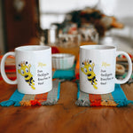 Lade das Bild in den Galerie-Viewer, Personalisierte Tasse für fleißige Bienchen l Kaffeetasse Namenstasse Kindertasse | Geschenkidee | Individuell bedruckt
