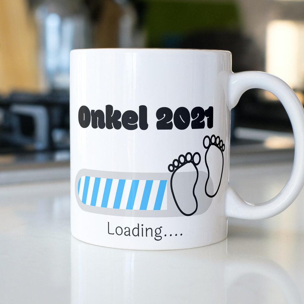 Tasse für den Onkel, Ankündigung, Du wirst Onkel, Werdender Onkel | Kaffeetasse Namenstasse | Geschenkidee | Individuell bedruckt