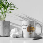 Lade das Bild in den Galerie-Viewer, Personalisierte Tasse für Kaffeeliebhaber, Kaffeejunkies, Faultier Motiv |Kaffeetasse Namenstasse | Geschenkidee | Individuell bedruckt
