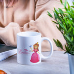 Lade das Bild in den Galerie-Viewer, Personalisierte Tasse für Kinder, Mädchen, Prinzessin, rosa | Kindertasse Kaffeetasse Namenstasse | Geschenkidee | Individuell bedruckt
