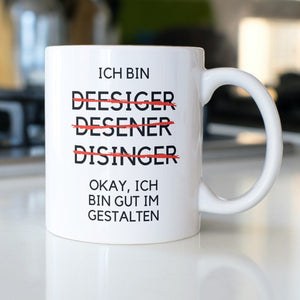 Tasse für Designer | Geschenkidee für Grafiker | Kaffeetasse | Teetasse | bedruckte Tasse mit Spruch