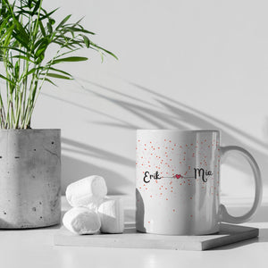Personalisierte Tasse für die Freundin, Freund, Pärchen, mit niedlichen Herzen |Kaffeetasse Namenstasse | Geschenkidee |Individuell bedruckt