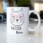 Lade das Bild in den Galerie-Viewer, Personalisierte Tasse für Katzen Mamas, Katzenbesitzer | Kaffeetasse Namenstasse | Geschenkidee | Individuell bedruckt
