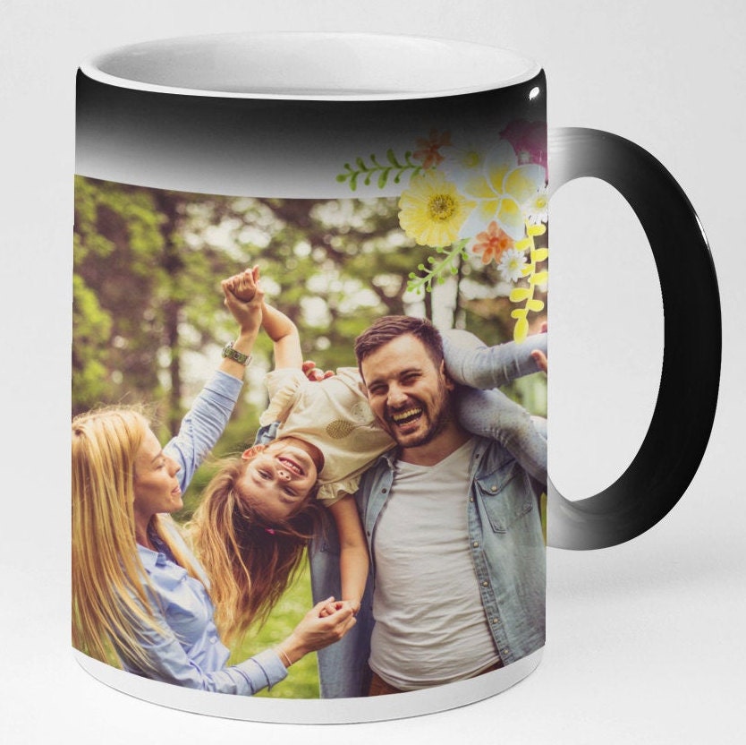 Personalisierte Zaubertasse für deinen Lieblingsmensch, Familie mit eigenem Bild  |Fototasse Kaffeetasse |Geschenkidee |Individuell bedruckt