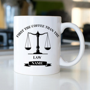 Tasse für den Anwalt Geschenk| personalisierbar mit individuellem Namen| Englisch