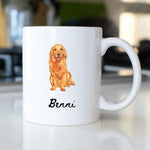Lade das Bild in den Galerie-Viewer, Tasse für Hundebesitzer mit Namen| Hund| Golden Retriever
