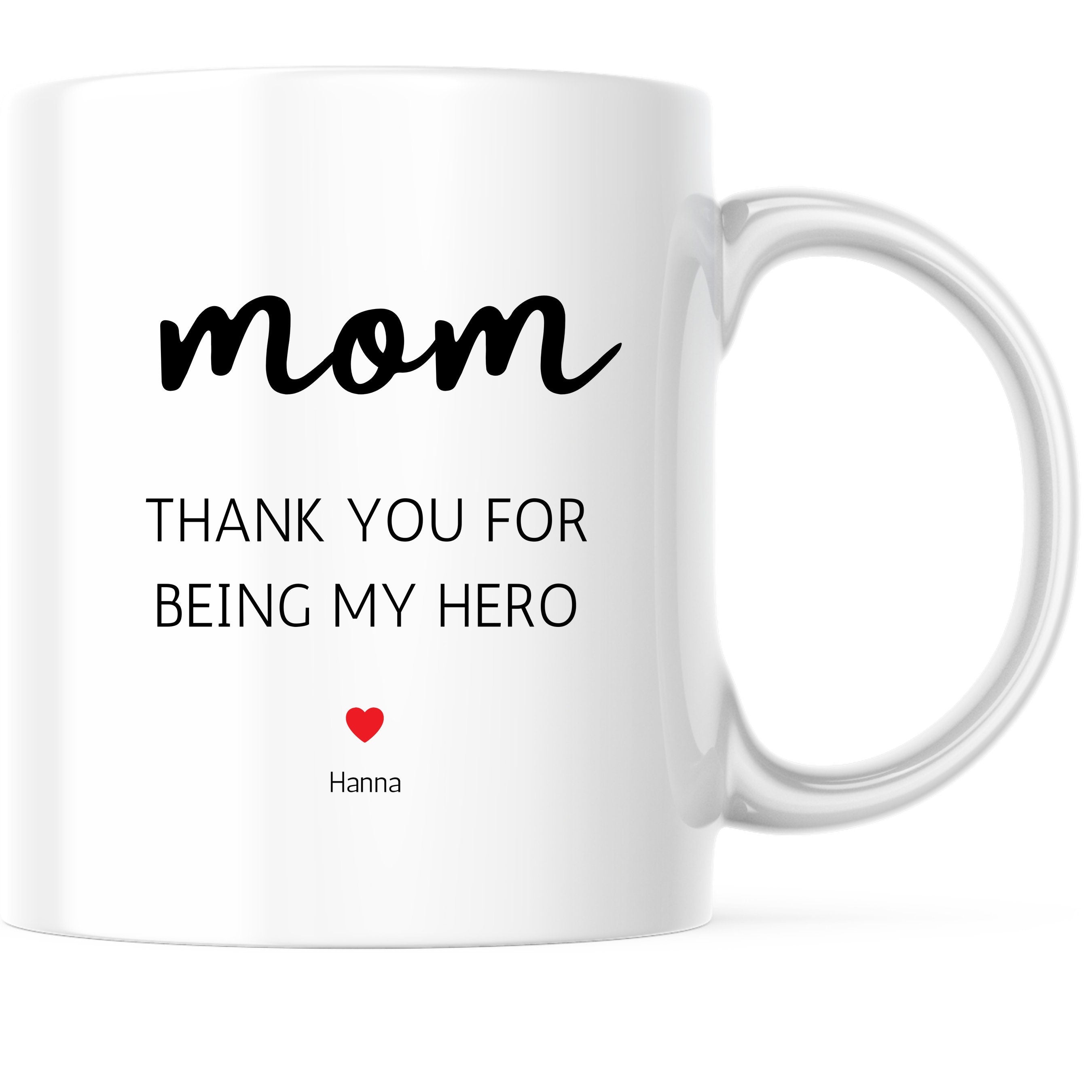 Tasse für die Mutter| Beste Mama| Dankeschön| mit Herzmoti| personalisierbar