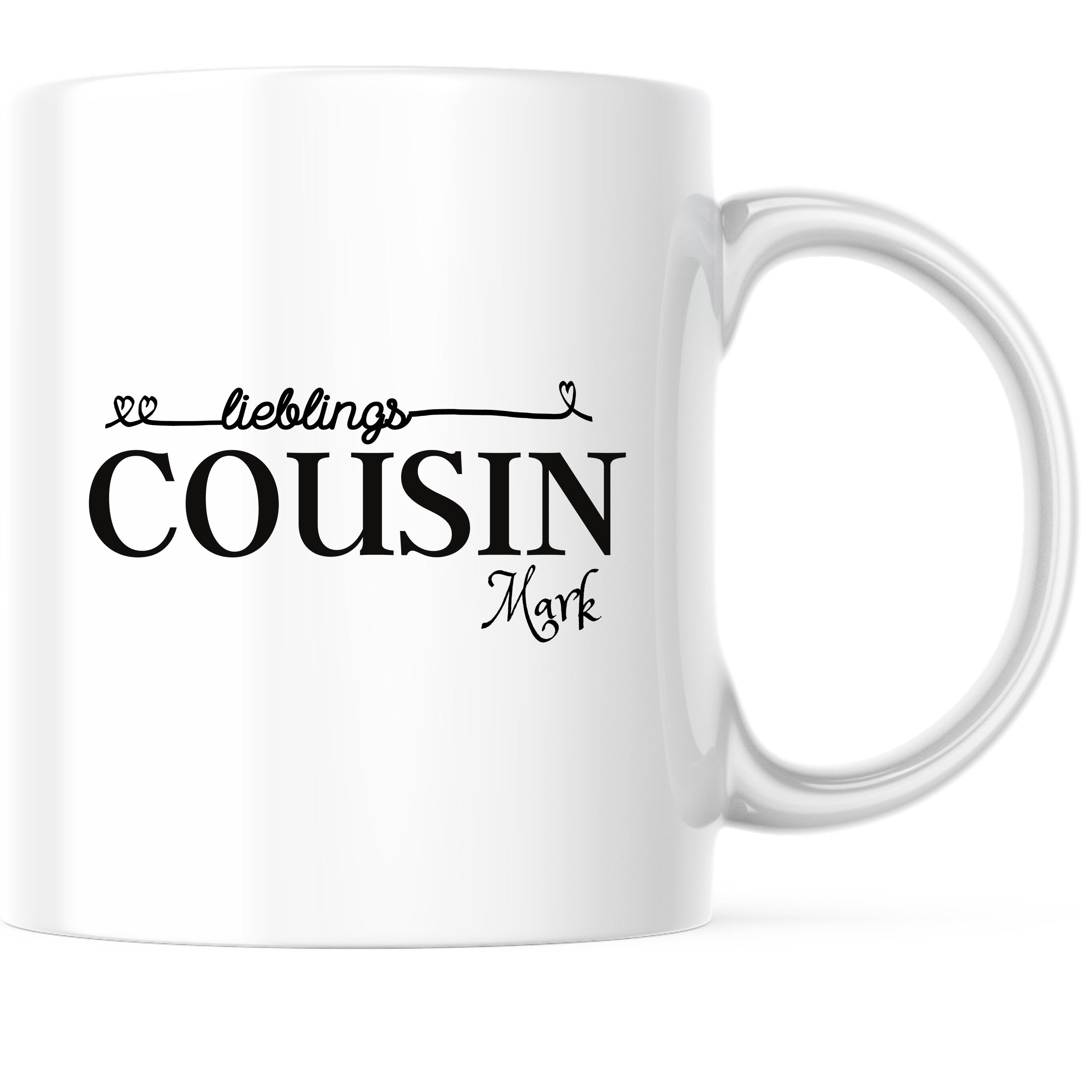 Tasse für den Cousin| Lieblingscousin Geschenk|personalisierbar mit Namen