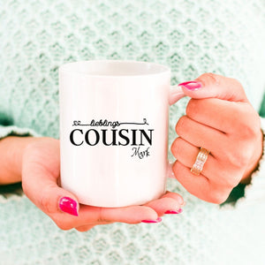 Tasse für den Cousin| Lieblingscousin Geschenk|personalisierbar mit Namen