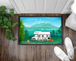 Lade das Bild in den Galerie-Viewer, Fußmatte| Camping| Camperfans mit Auswahl der Fahrzeugmodelle Modelle| personalisierbar mit Vornamen - GlamourDesign
