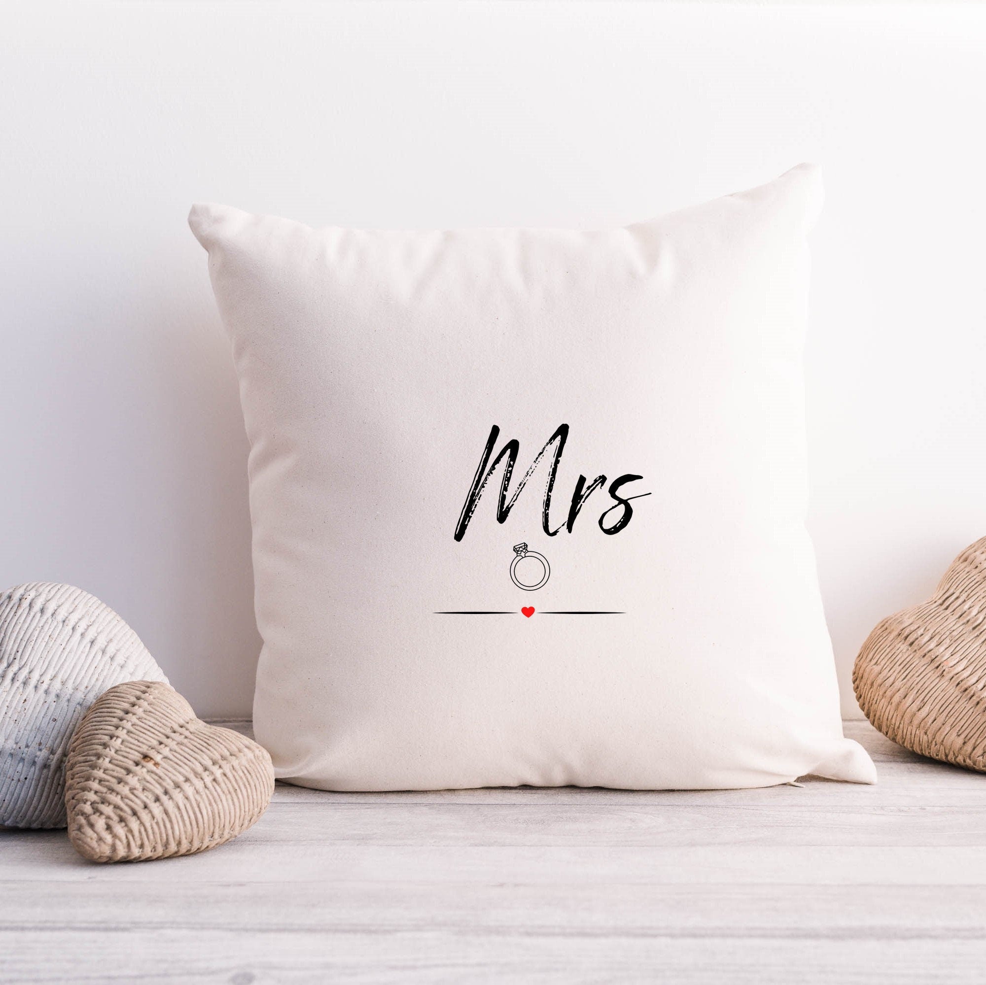 Kissen Hochzeit| Kissen mit Füllung| Mr&Mrs
