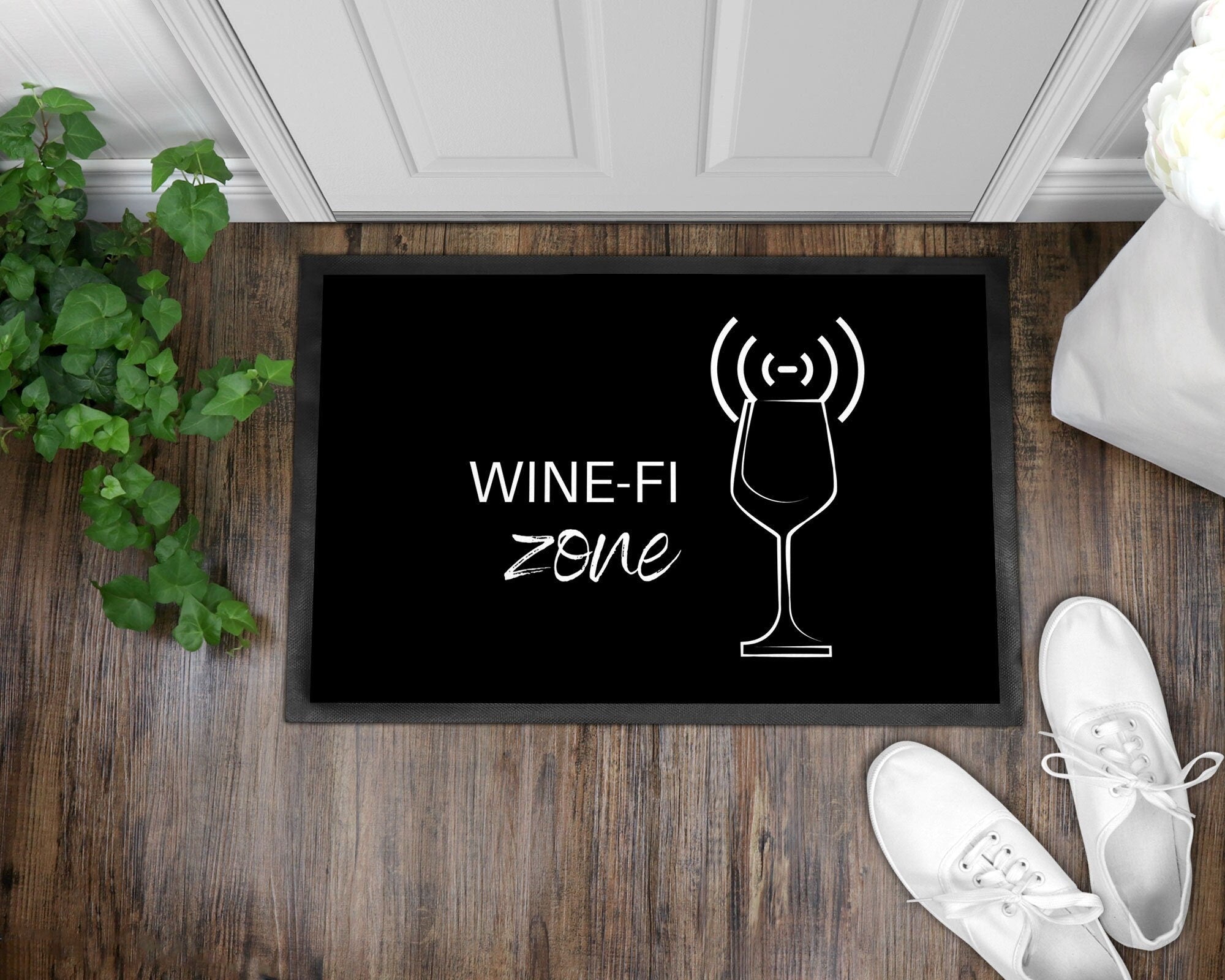 Fußmatte | Wine-Fi Zone| Weinliebhaber