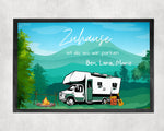 Lade das Bild in den Galerie-Viewer, Fußmatte| Camping| Camperfans mit Auswahl der Fahrzeugmodelle Modelle| personalisierbar mit Vornamen - GlamourDesign
