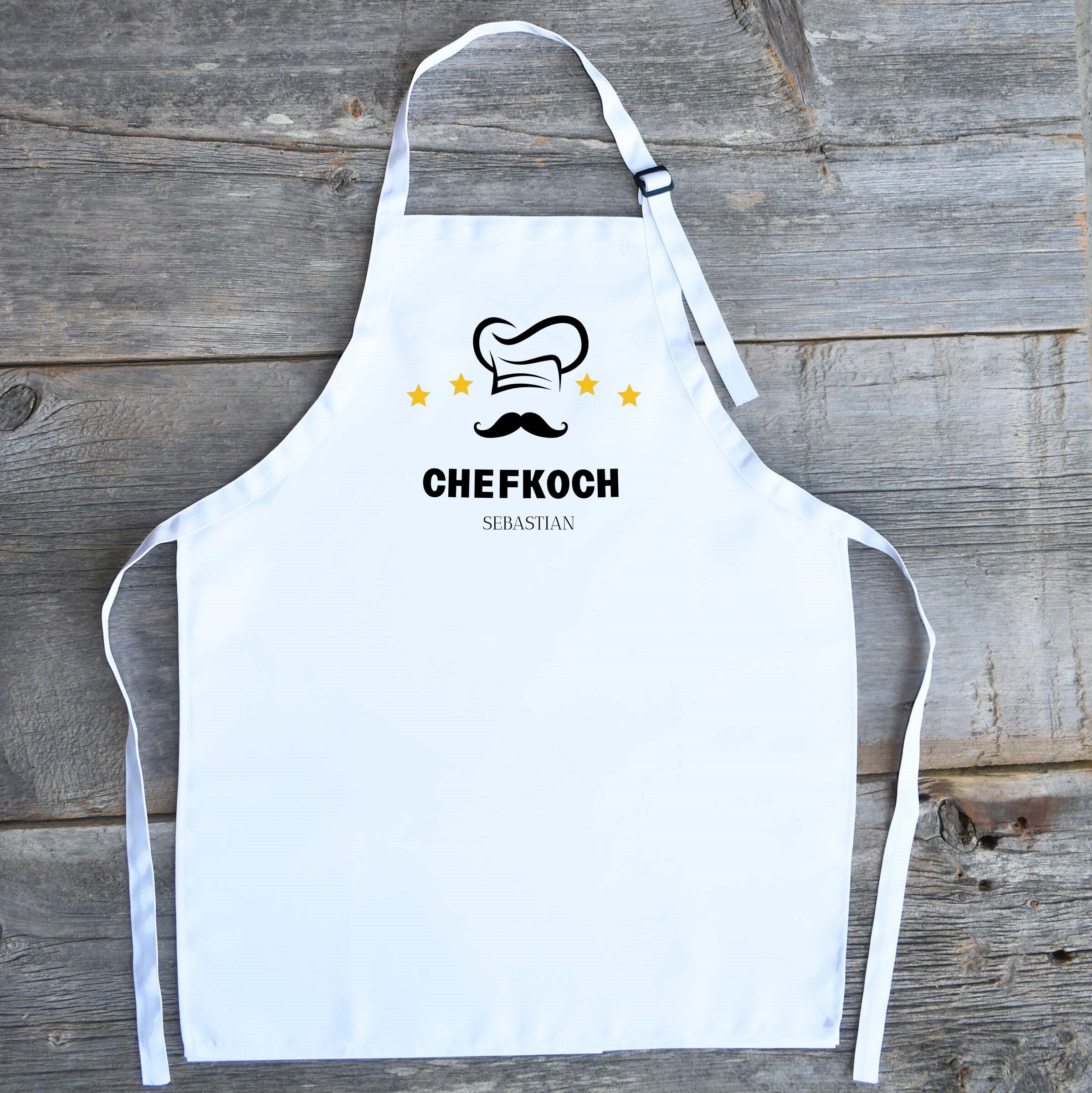 Kochschürze Mann| Grillschürze| Backschürze| Schürze| personalisiert mit Namen| Chefkoch - GlamourDesign