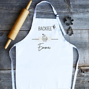 Kochschürze| Backschürze| Schürze| personalisiert mit Namen| Backfee