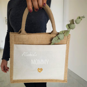 Jutetasche| Allerbeste Mama| Einkaufstasche| Geschenk - GlamourDesign
