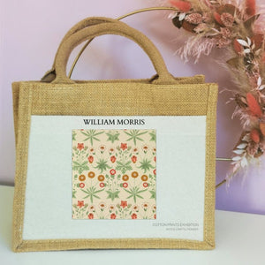 Jutetasche| William Morris| minimalistisch| Einkaufstasche| Geschenk - GlamourDesign